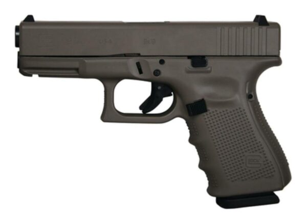 Glock G19 Gen4 9mm 4" Barrel Cerakote Elite Earth Finish USA Made 15rd Mag