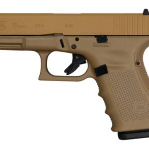 Glock G19 Gen4 9mm 4" Barrel Cerakote Elite Tactical Coyote Tan Made in USA 15rd Mag