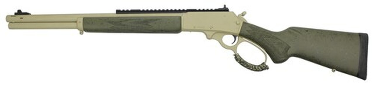 Marlin 1895 SBL Modern Lever Hunter MLH 45-70 18" Magna-Ported Barrel, Cerakote Tan Metal, OD Green Stock, XS Ghost Ring Sight