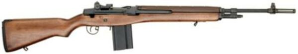 Springfield M1A Standard SA 308 Win/7.62mm, 22" National Match Barrel, Walnut Stock, Blued, Loaded, 5rd