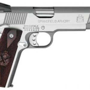 Springfield 1911 Loaded, 45 ACP, Stainless Steel, Novak Low Sight, 2 Mags