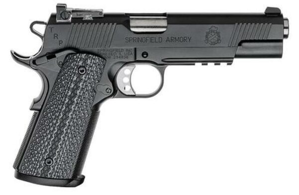 Springfield TRP Operator 1911, 45 ACP, 5", 7rd, G10 Grips, Black Armory Kote