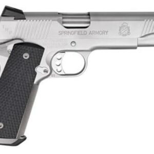 Springfield 1911 45 ACP, 5", 7rd, Black G10 Grip, Stainless Steel