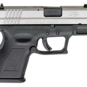 Springfield XD Sub-Compact 9mm 3" Barrel Ultra Safety Assurance Trigger System Satin Stainless Steel Slide Black Polymer Frame 10rd