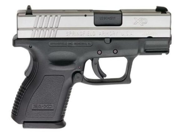 Springfield XD Sub-Compact 9mm 3" Barrel Ultra Safety Assurance Trigger System Satin Stainless Steel Slide Black Polymer Frame 10rd