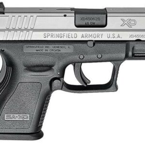 Springfield XD Sub-Compact 40SW 3" Barrel Ultra Safety Assurance Trigger, SS Slide 9 Rd Mag