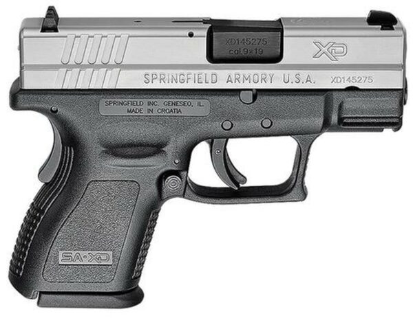 Springfield XD Sub-Compact 9mm 3" Barrel Ultra Safety Assurance Trigger, SS Slide 13