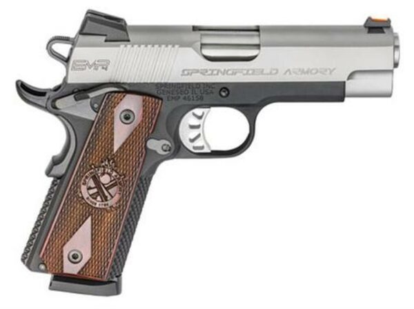 Springfield EMP 1911 .40 S&W, 3", 8rd, Cocobolo Grips, Stainless Steel