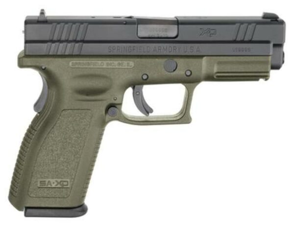 Springfield XD 45 ACP, 4 Inch, OD green, 2006 package, 13rd Mags
