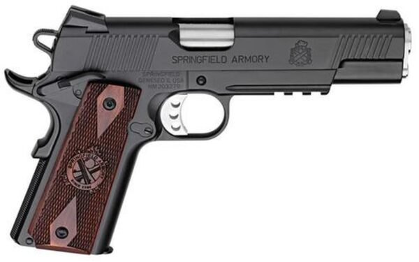 Springfield 1911 45 ACP, 5", 7rd, Cocbolo Grip, Black Armory Kote