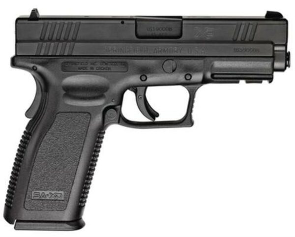 Springfield 45 ACP, 4" Barrel/Black/Night Sights- 1 10 rd & 1 13 rd Mag