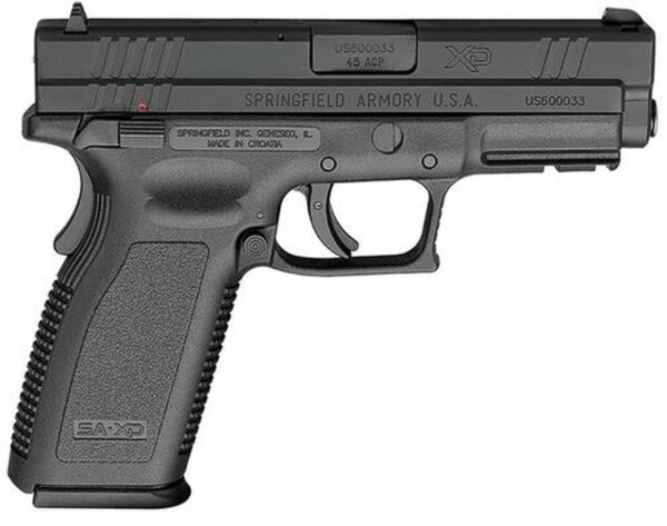 Springfield XD Full Size With Thumb Safety 45 ACP 4" Barrel Black 10rd