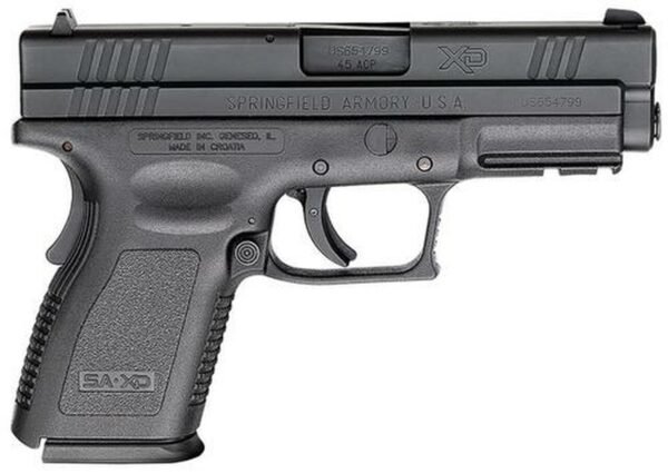 Springfield XD Compact Pistol 45 ACP 4" Barrel Ultra Safety Assurance Action Trigger System Black 10rd