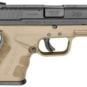 Springfield XDG Mod.2 Sub-Compact 45 ACP 3.3" Barrel Flat Dark Earth 9 Rd Mag