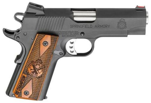 Springfield Range Officer Champion 1911, 45 ACP, 4", 7rd Cocobolo Grip, Parkerized