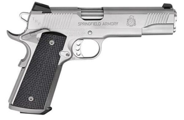 Springfield 1911, 45 ACP, 5", Black G10 Grips, Stainless, 7rd