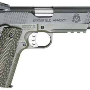 Springfield 1911 Loaded M.C. Operator 45 ACP 5" Barrel OD Green Frame, G10 Grips 7rd Mag