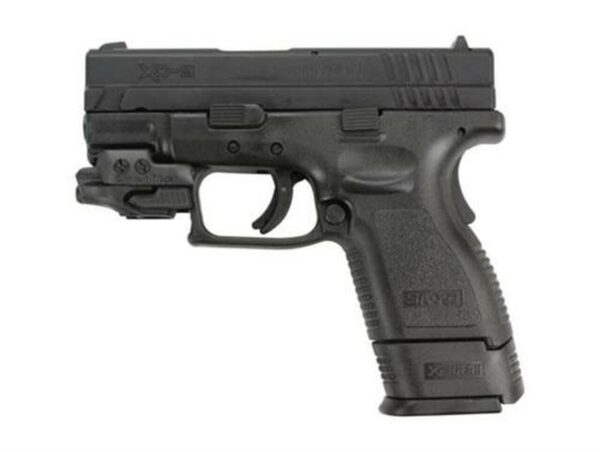 Springfield XD 9MM, Crimson Trace laser, 3", 2 10rd mags