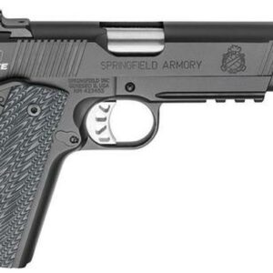 Springfield 1911 Ranger Officer Elite Operator, 45 ACP, 5", Black G10 Grips, Black, 7rd