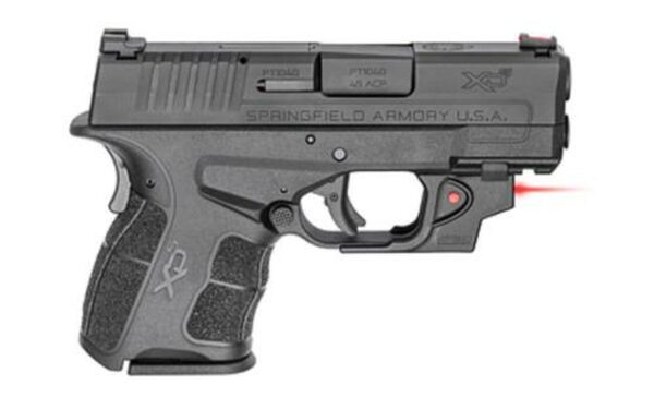 Springfield XD-S Mod.2, 45 ACP, 3.3", Ameriglo Pro-Glo Front Sight, Tactical Rack Rear Sight, Viridian Laser, 5/6rd
