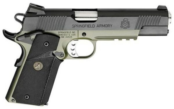 Springfield Loaded Operator MC, 45 ACP, 5", G-10 Grips, OD Green Framed
