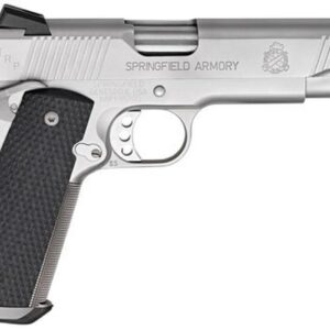 SPRINGFIELD 1911 TRP SERVICE SATIN SS SLIDE/FRAME BLACK G10 GRIP 7rd Mag