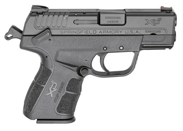 Springfield XDE Package 9MM 3.3" Barrel Black Melonite Finish FO Front/Combat Rear Sight 8rd & 9rd Mag