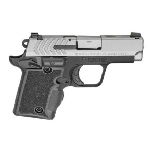 Springfield 911 Micro Compact 9MM 3" Barrel, SS Slide, Viridian Green Laser, Tritium Night Sights 1-6Rd & 1-7Rd Mag