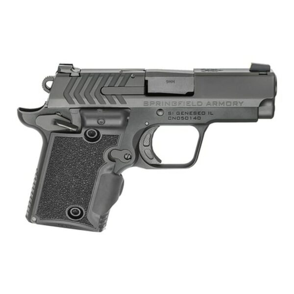 Springfield 911 Micro Compact 9MM 3" Barrel, Black, Viridian Green Laser, Tritium Night Sights 1-6Rd & 1-7Rd Mag