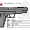 Springfield XDM 10MM, 5.25" Barrel, Fiber Optic Front and Adjustable Rear Sights, 3x15rd Mags