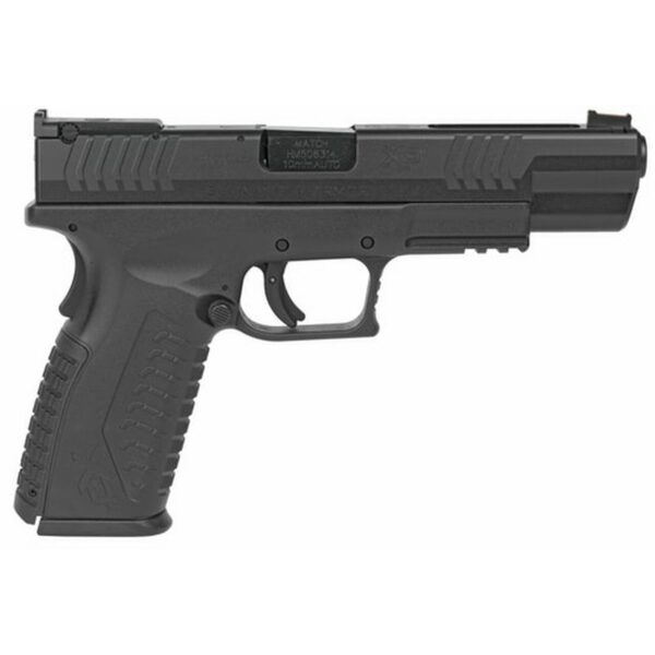 Springfield XDM 10MM, 5.25" Barrel, Fiber Optic Front and Adjustable Rear Sights, 3x15rd Mags