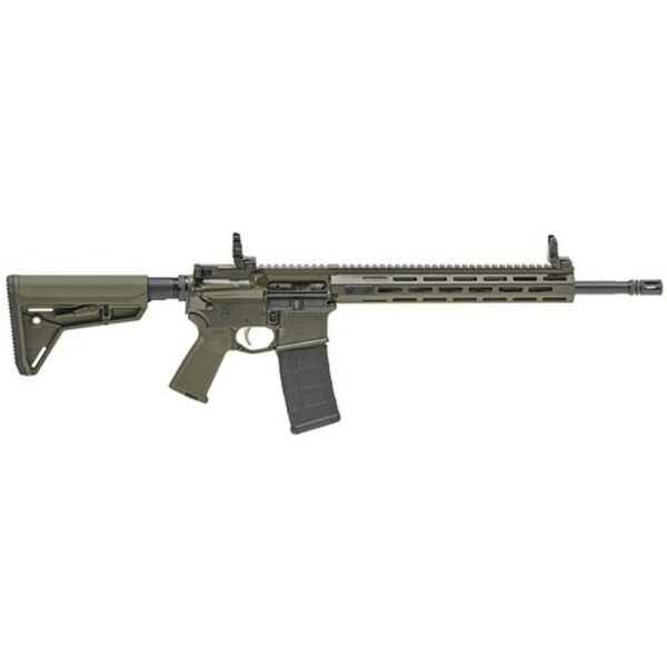 Springfield Saint AR-15 223/556 16" Barrel, OD Green Finish, M-Lok Handguard, 30Rd PMAG, Flip Up Sights, 30rd Mag
