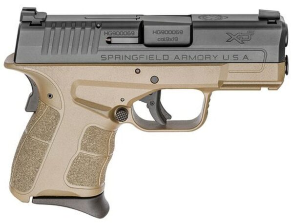 Springfield XD-S Mod.2, 9mm, 3.3" Barrel, 7rd, Flat Dark Earth, Tritium Nite Sites