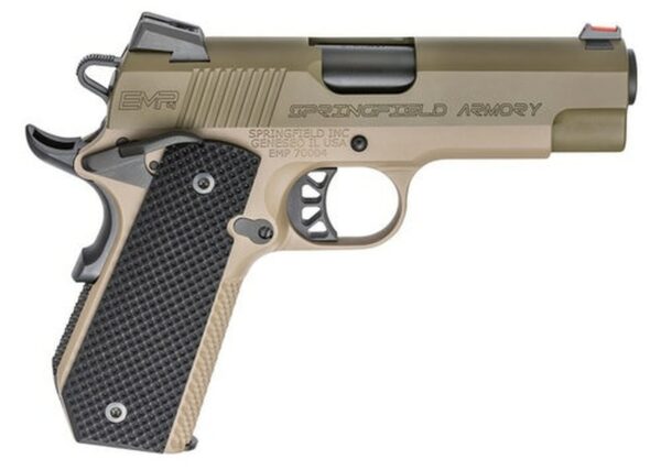 Springfield 1911 EMP Conceal Carry, 9mm, 4" Barrel, 9rd, Flat Dark Earth