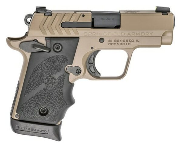 Springfield 911, .380 ACP, 2.7" Barrel, 7rd, Flat Dark Earth