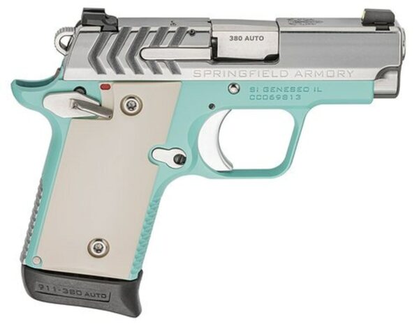 Springfield 911, .380 ACP, 2.7" Barrel, 6rd/7rd, Vintage Blue