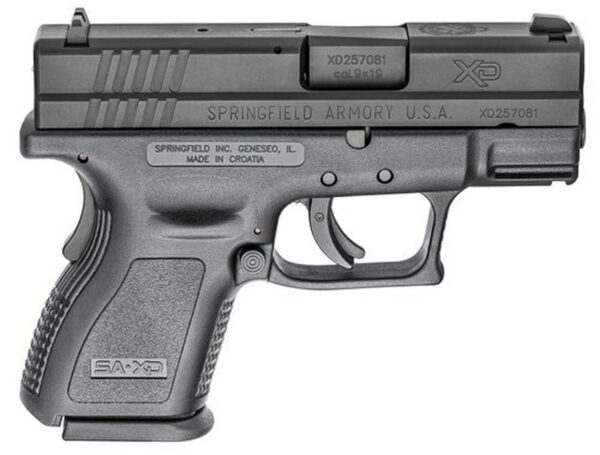 Springfield Defender Sub-Compact, 9mm, 3" Barrel, 10rd, Black