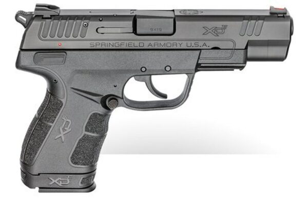 Springfield XD-E, 9mm, 4.5" Barrel, 8rd/9rd, Black