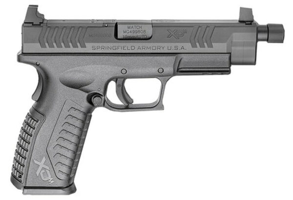Springfield XD(M) 10mm 5.3" Barrel Black Grip/Frame Black Melonite Slide