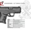 Springfield XD-S Mod.2, .40 S&W, 3.3" Barrel, 6rd/7rd, Black
