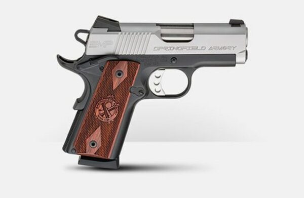 Springfield 1911 EMP Instant Gear Up Package 9mm, 3" Barrel, Cocobolo Grips, 9rd