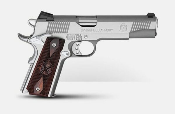 Springfield 1911 Loaded, Instant Gear Up Package, 45 ACP, 5" Barrel, 7rd, Stainless
