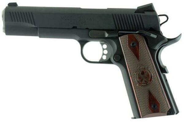 Springfield 1911 Loaded *CA Compliant* 45 ACP Single 5" 7rd Cocobolo Grip Black Parkerized Carbon Steel Slide Gear UP Package