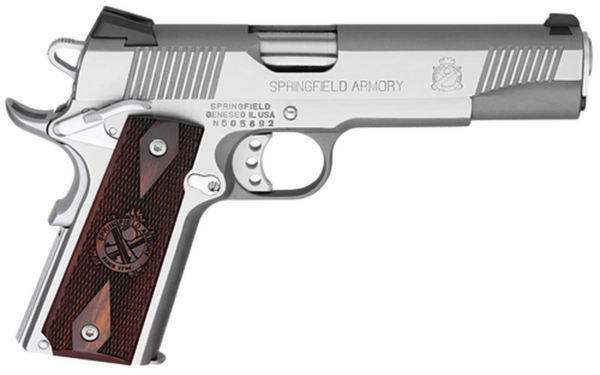 Springfield Gear Up Package Loaded 45 ACP, 5" Match, Mag Pouch, SS, Case, Bag, 5x7rd Mags, CA Legal