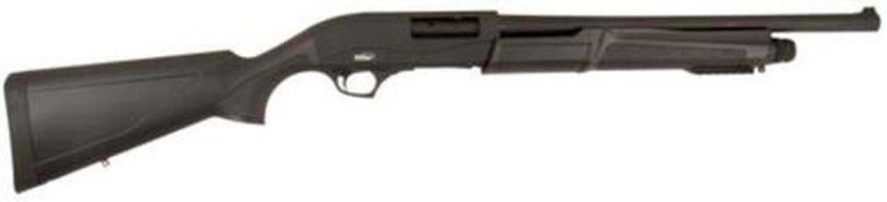 TriStar Cobra Tactical Pump 12 Ga 18.5" Barrel, 3", Synthetic Black, 5rd