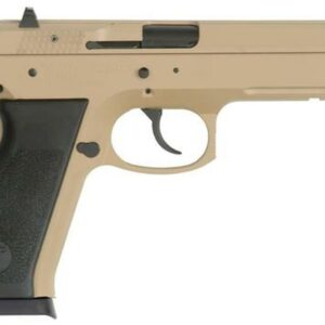 TriStar T-120 Pistols 9mm 4.7" Barrel, Black Polymer Grips Desert Sand Cerakote, 17rd