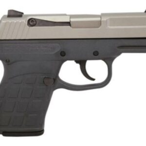 Kel-Tec PF-9 9mm 3.1" Barrel Nickel Boron Slide Gray Grip/Frame Double Action Only 7rd