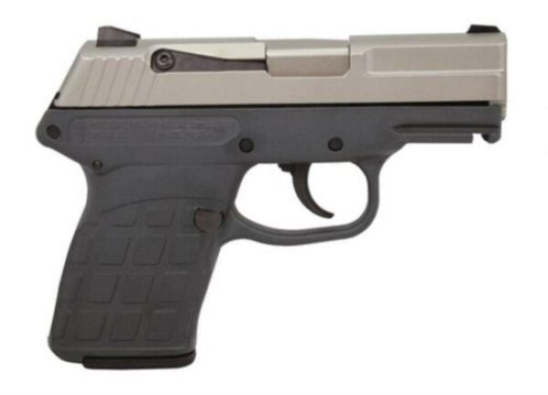 Kel-Tec PF-9 9mm 3.1" Barrel Nickel Boron Slide Gray Grip/Frame Double Action Only 7rd