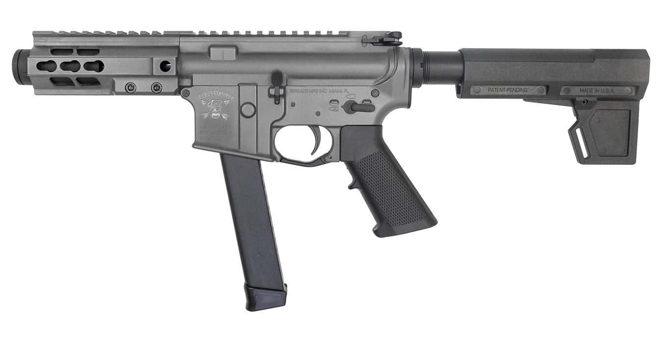 BM-9 Forged 9mm AR-Style Pistol with Tungsten Cerakote Finish and 5.5 inch Barrel - AR-15 Pistols | The Gun Shop