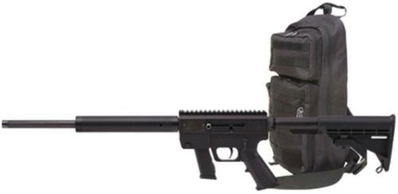 Just Right Carbines Just Right Carbines Gen3 Takedown Combo Pack .40 S&W 17" Threaded Barrel Blue Finish Black 15rd Glock Compatible Magazine Includes Slingpack